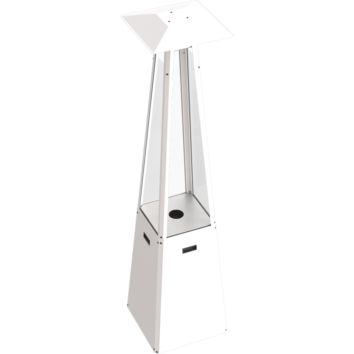 Umbrella - vanjski kamin na plin (crni ili bijeli) - Image 4