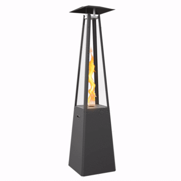 Umbrella - vanjski kamin na plin (crni ili bijeli) - Image 3