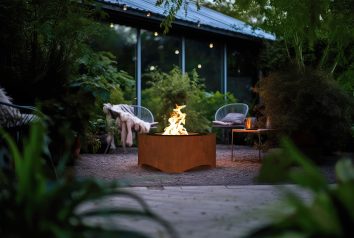 Corten 700 Round vanjski kamin - Image 2