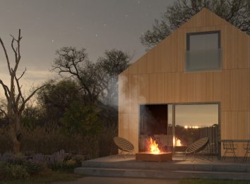 Corten Square 1000 - Vanjski kamin - Image 5